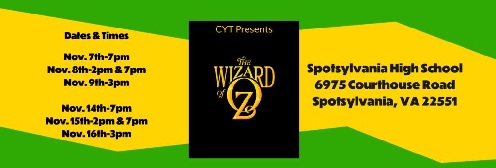 CYT Fredericksburg – The Wizard of Oz