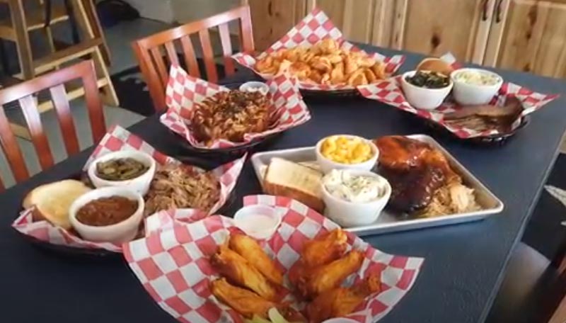 assortment of food options from The Pig Pitt