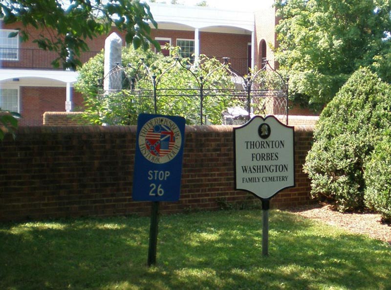 Thorton Forbes Washington Cemetery marker