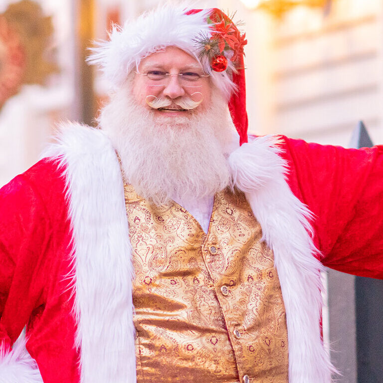 photo of santa smling