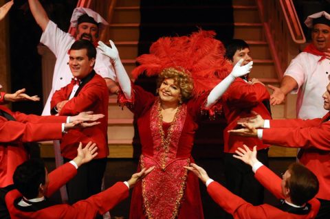 Sally Struthers in Hello Dolly at Riverside Center for the Performing Arts diner theater