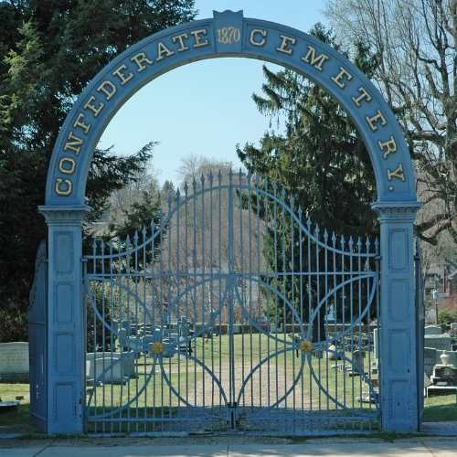cemetery entrance arched gates