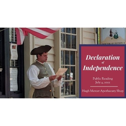 Reading of Declaration of Independence