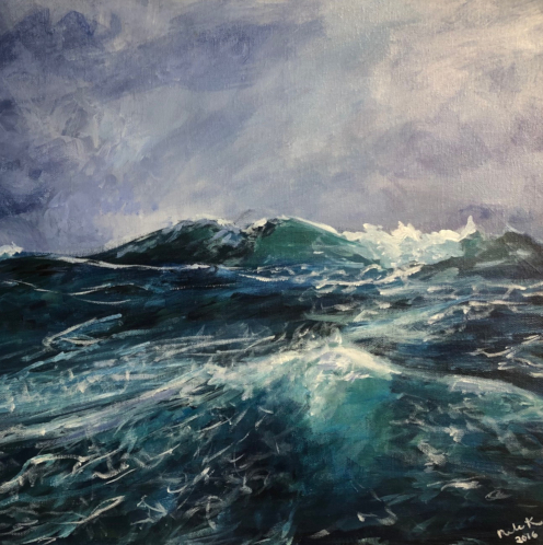 stormy seas art by nicole myers