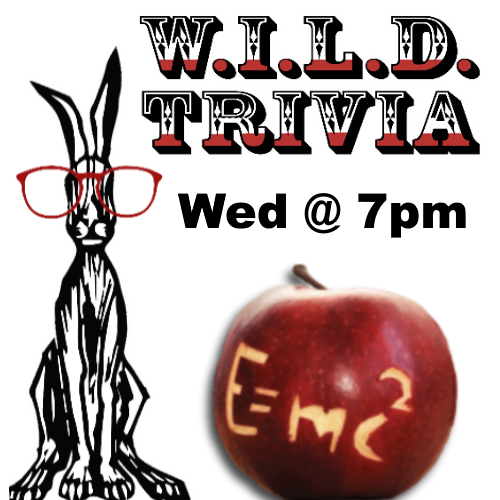 wild hare bunny with glasses with a red apple