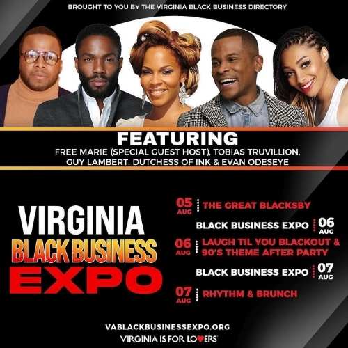 Virginia Black Expo 2022 flyer
