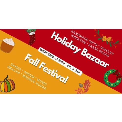 Fall Festival & Holiday Bazaar Flyer