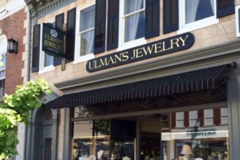 front of Ulmans Jewerly shop