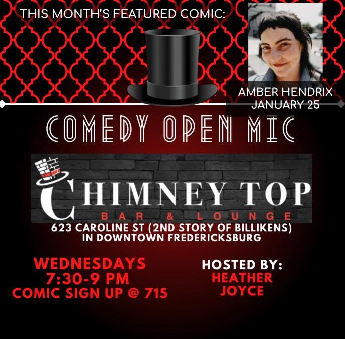 Comedy Open Mic with Featured Comic Amber Hendrix