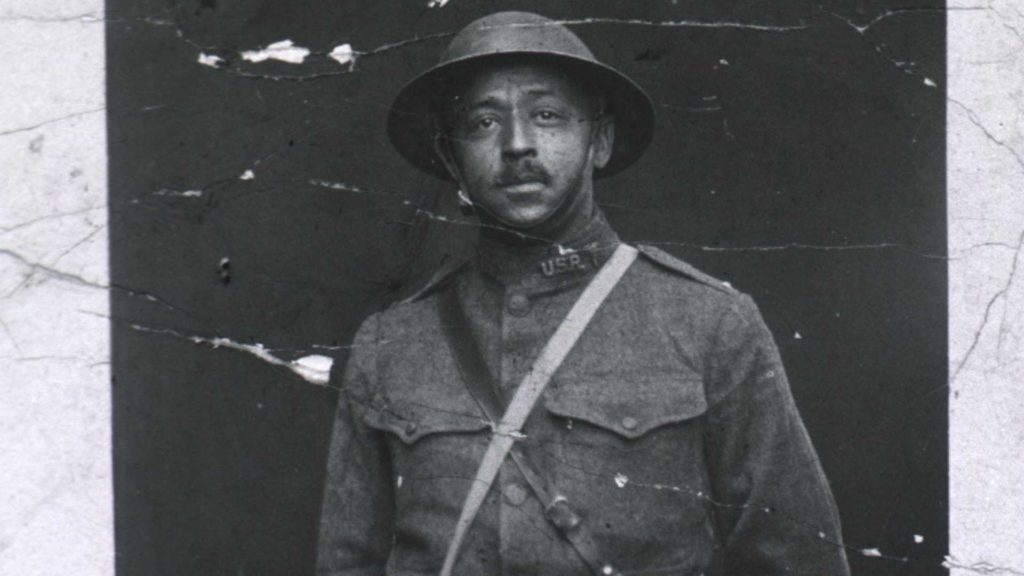 image of a black soldier