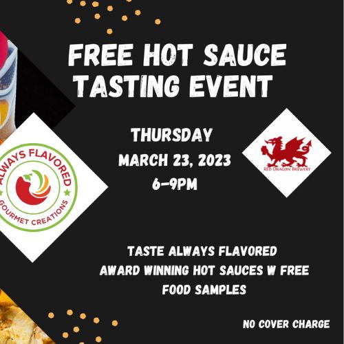 always flavored hot sauce tasting event
