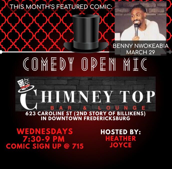 Comedy Open Mic with Featured Comic Benny Nwokeabia