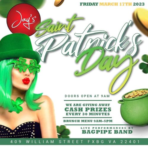 Saint Patrick's Day at Jay's Downtown Sports Lounge
