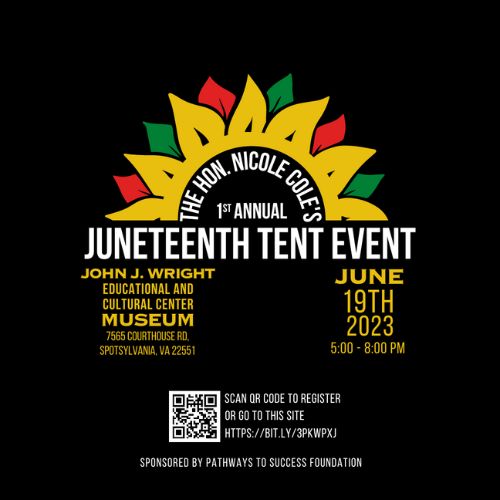 Juneteenth Tent Event Flyer