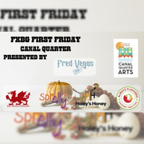 FXBG First Friday Canal Quarter Flyer