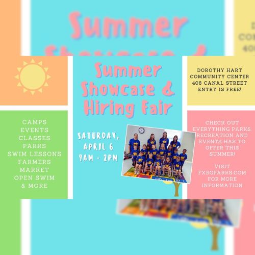 Summer Showcase and Hiring Fair Flyer