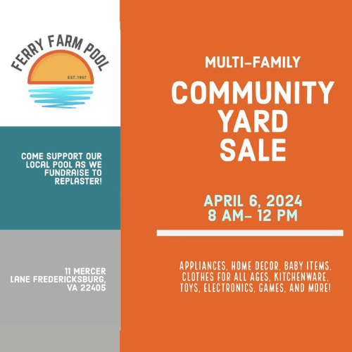 Ferry Farm Pool Community Yard Sale