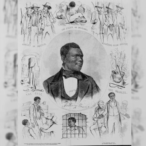 Drawings of African American enslaved men in the 1700's