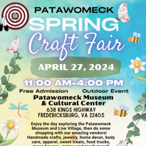 Patawomeck Spring Craft Fair April 27 2024
