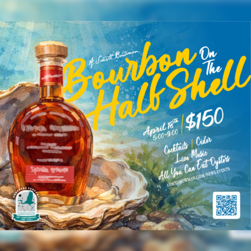 Bottle of bourbon in an underwater scene