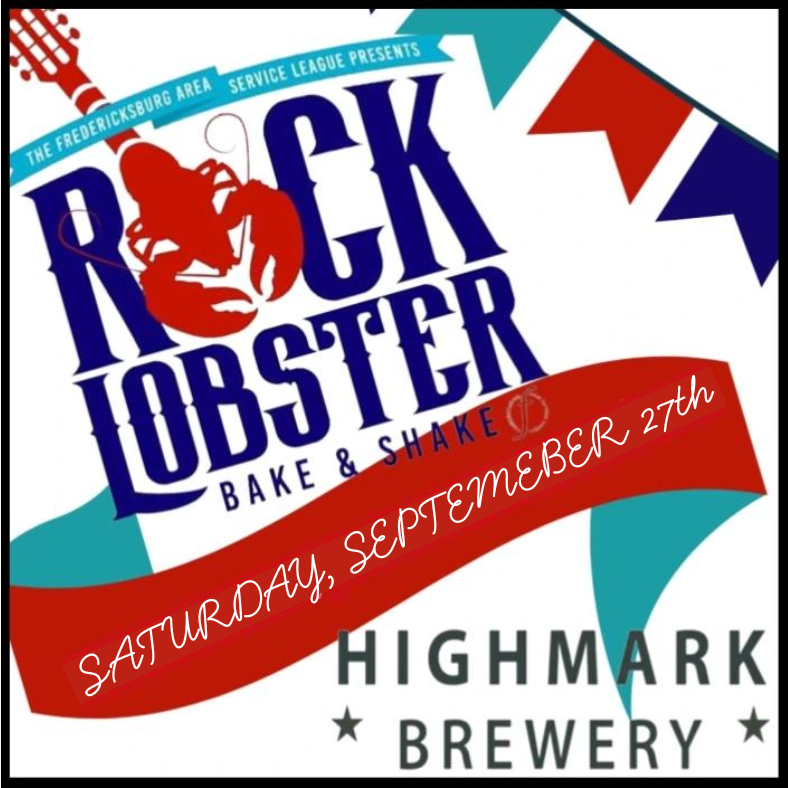 Rock lobster flyer with date and location information.