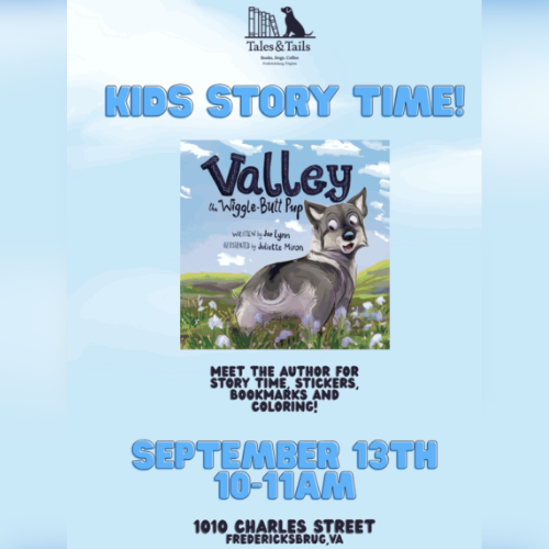 Cover of Kid's book on a sky blue background.