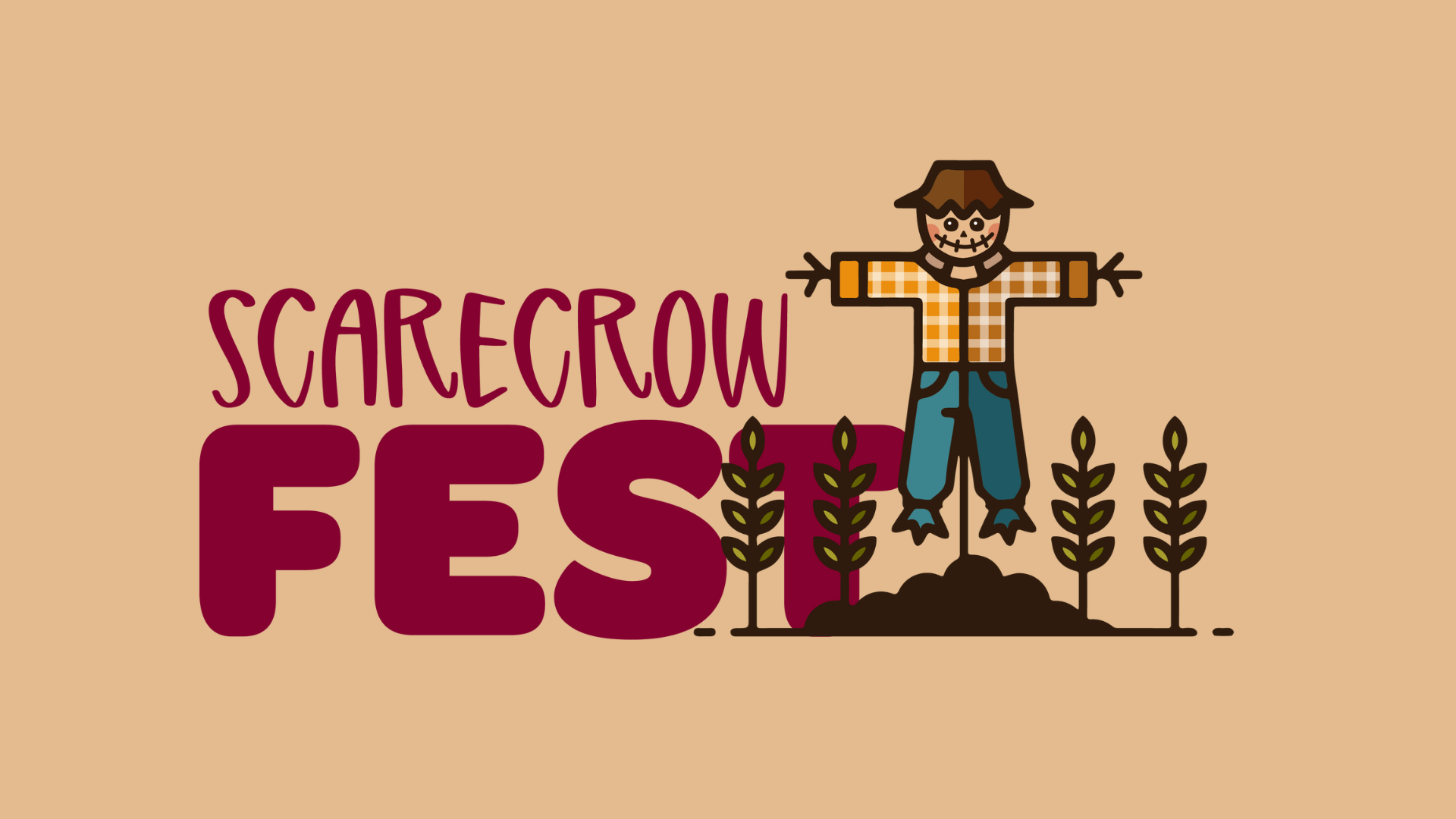 Scarecrow fest logo.