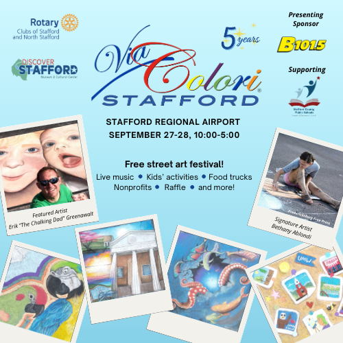 Via colori stafford with small polaroid frames with art.