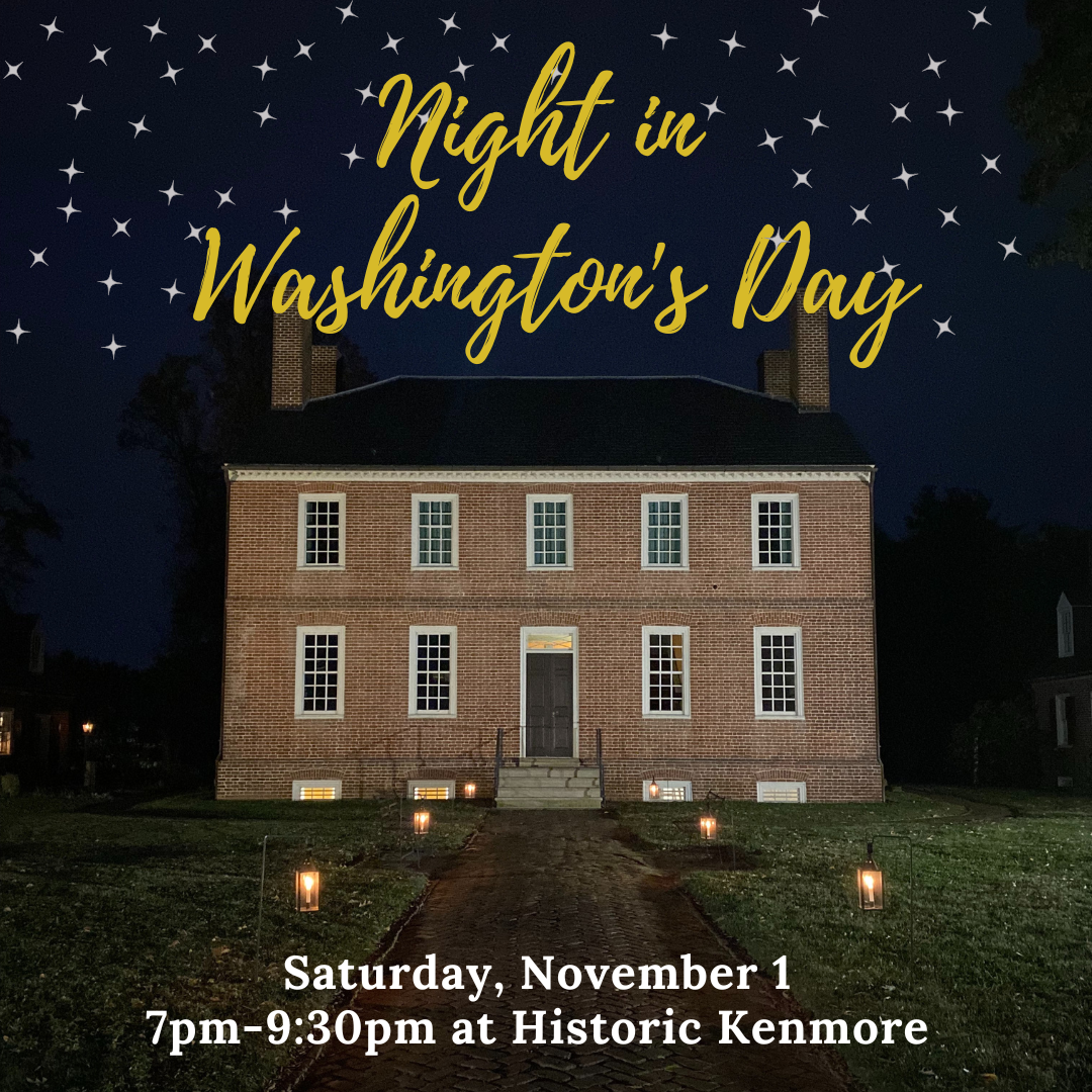 Kenmore house under a sky full of stars.