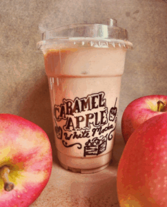 Fall iced latte from Agora.