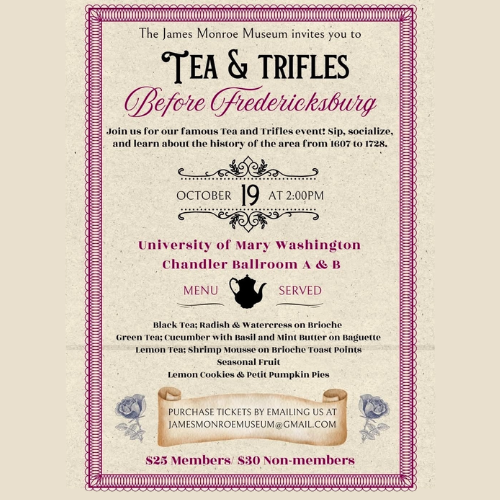 tea and trifles flyer