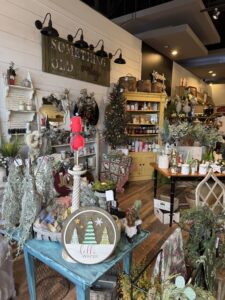 Holiday display in Lazy Daisy.