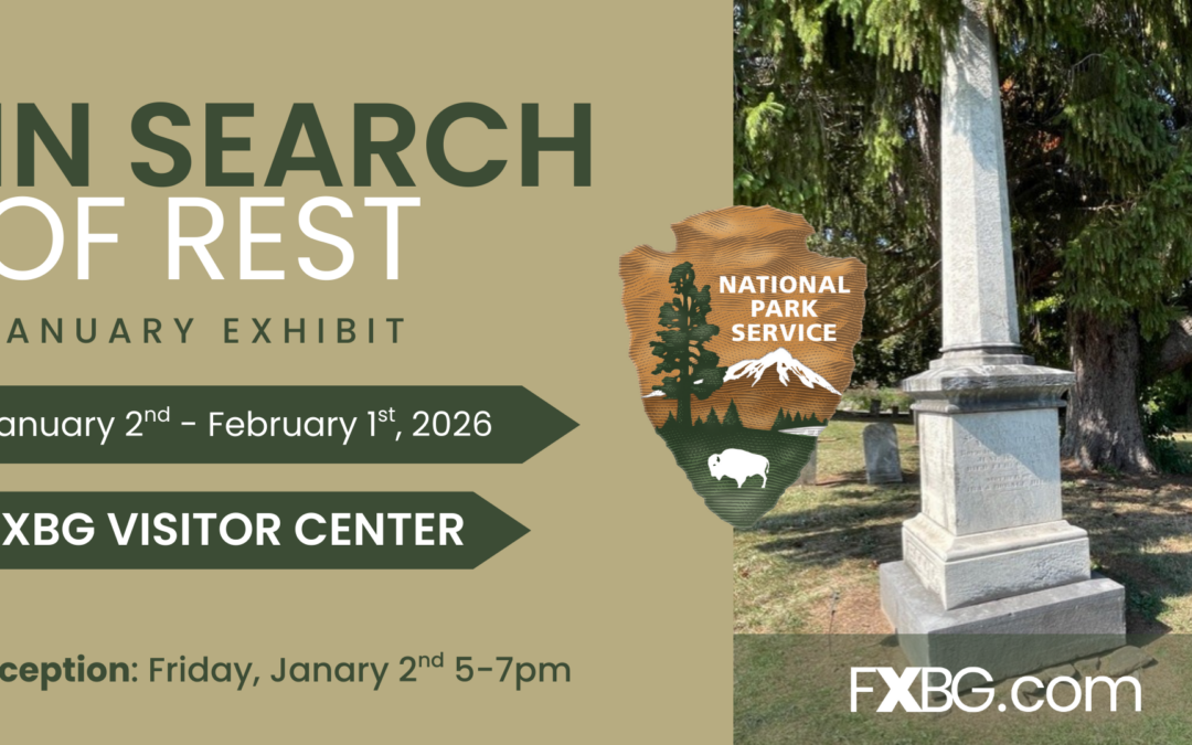 Press Release: Fredericksburg Visitor Center Presents “In Search of Rest”