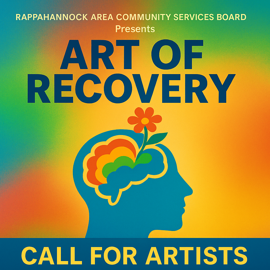 Rainbow background with a human brain graphic with a flower blooming from it.