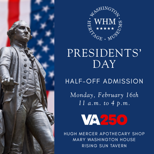 Presidents’ Day Half-Off Admission