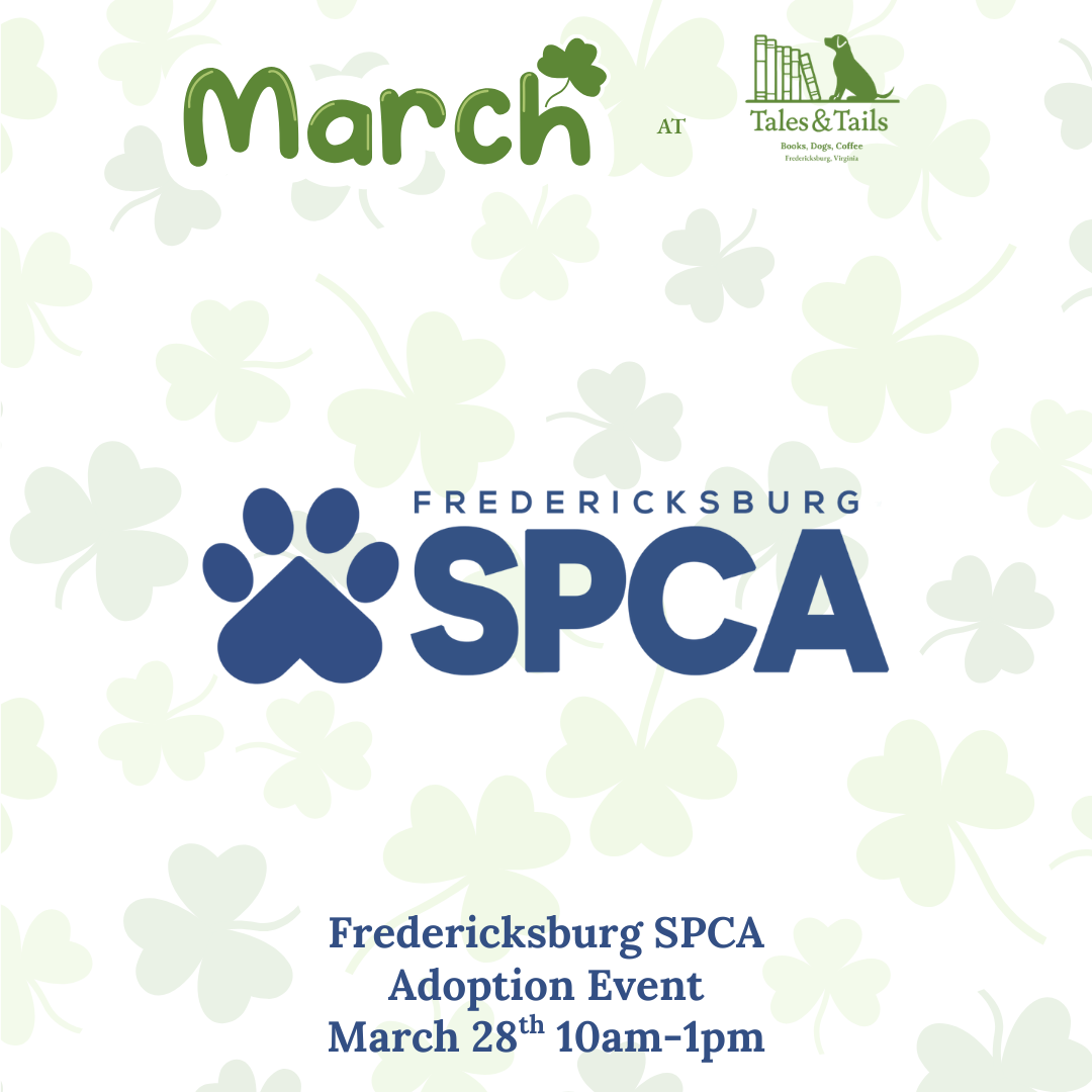 Fredericksburg SPCA Logo on a shamrock background