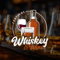 Whiskey and wine festival logo