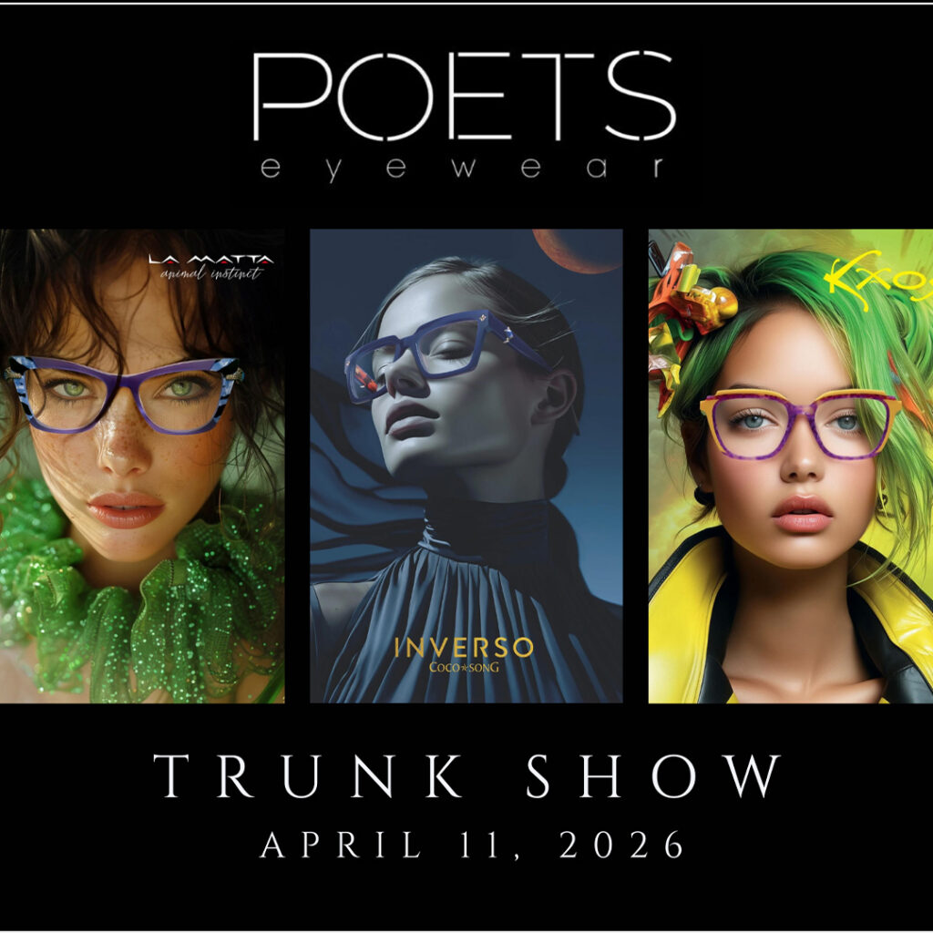 Sight Studio Optometry Trunk Show With Poets Eyewear