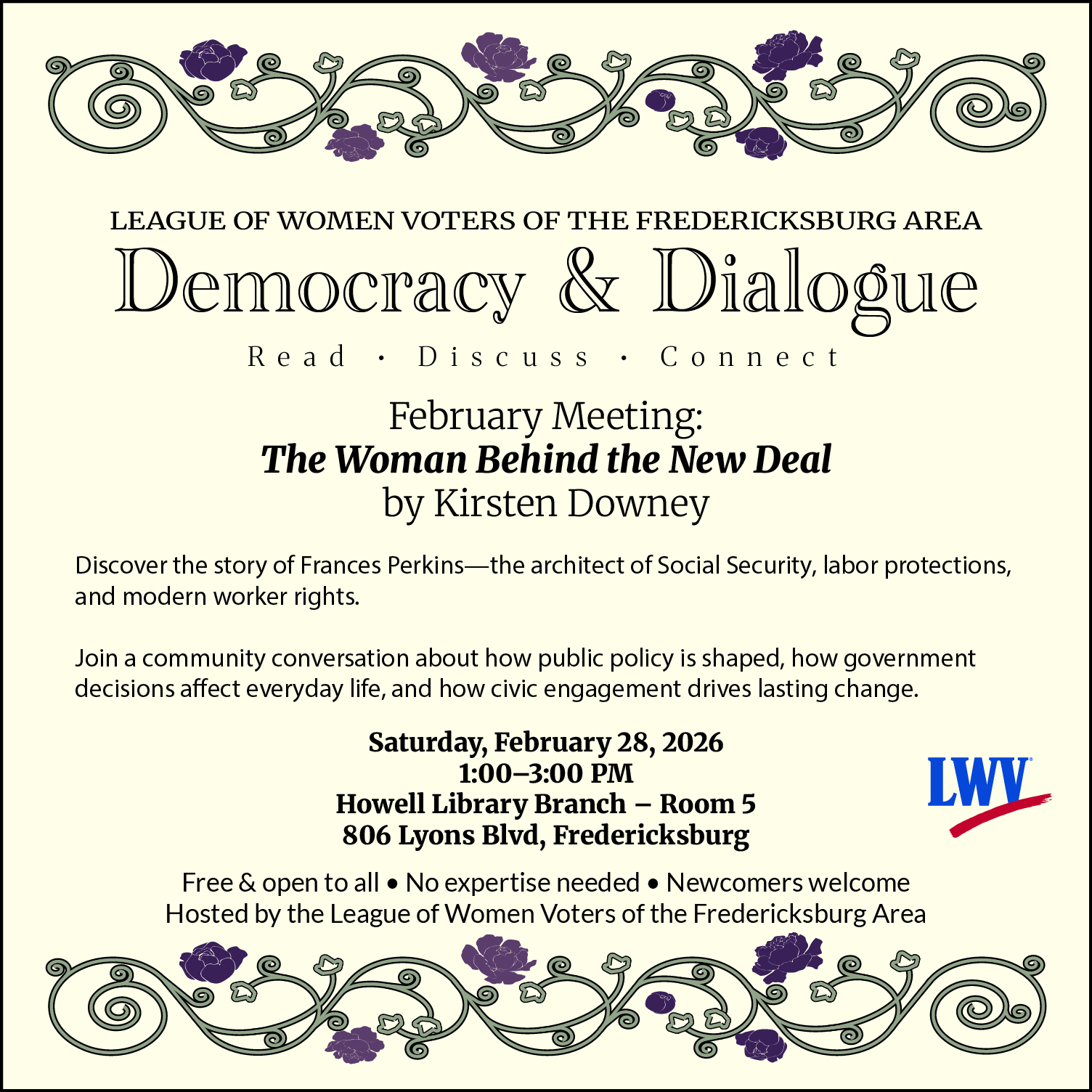 feb_book Democracy and dialogue flyer
