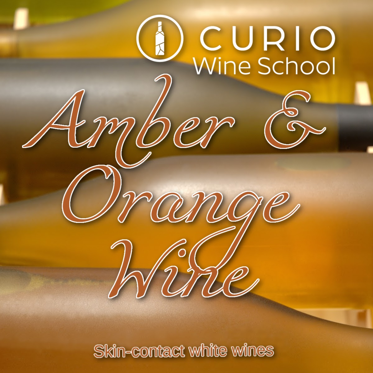 4 bottles of amber wine