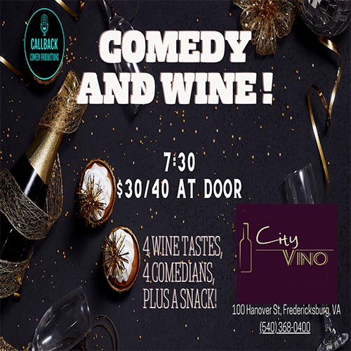 Comedy And Wine at City Vino