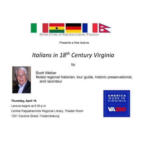 Italians in 18th Century Virginia