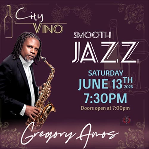 City Vino’s Got Smooth Jazz with Gregory Amos