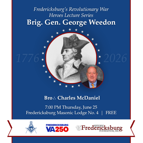 Brig. Gen. George Weedon Lecture