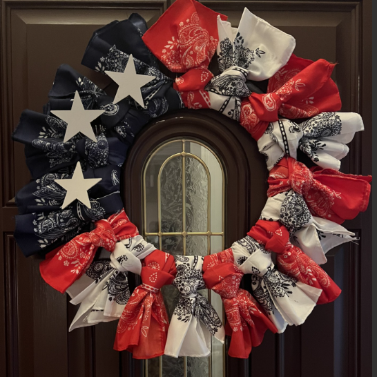 Create a Patriotic Wreath