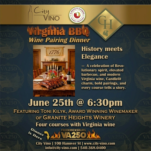 Wine Pairing Dinner with Always Flavored and Granite Heights