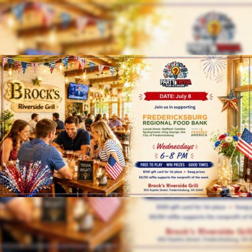 FREE Party Trivia Night to Support Fredericksburg Regional Food Bank