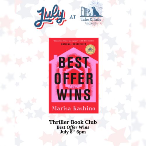 Thriller Book Club at Tales & Tails- Best Offer Wins