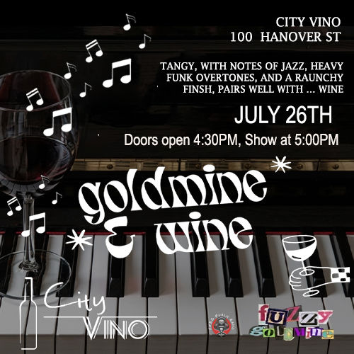 Live Music at City Vino! Fuzzy Goldmine