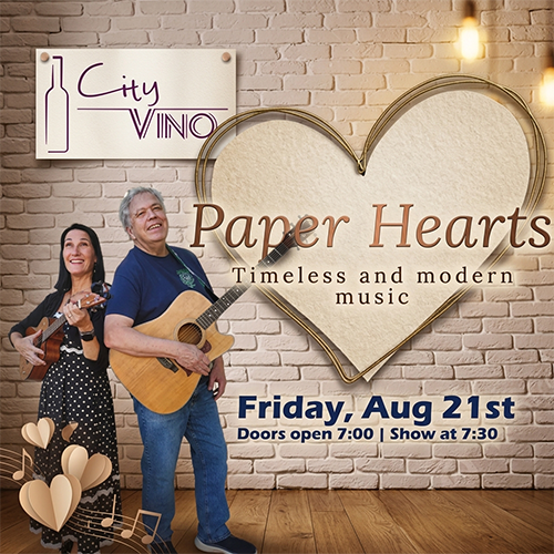 Paper Hearts Duo Live at City Vino